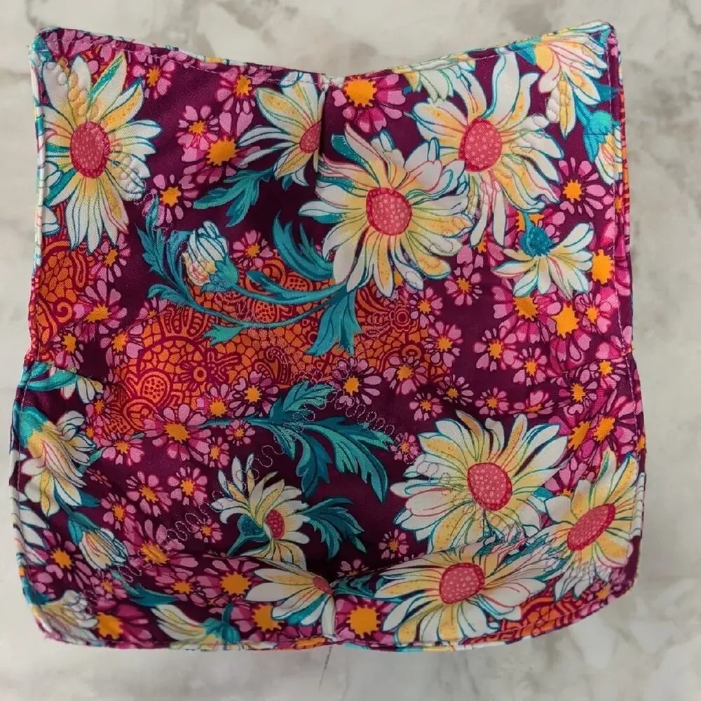 Sunflower Floral Bowl Cozy | Microwave Safe Soup Holder | Handmade Gift - Picture 3 of 7